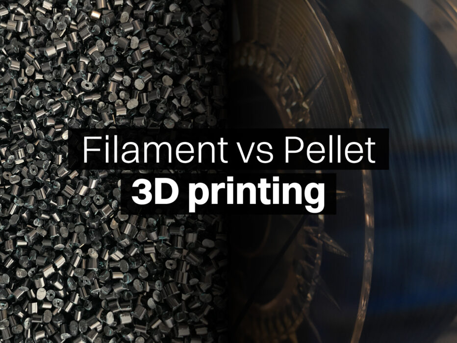 Pellet 3D printing and its benefits compared to 3D filament extruders